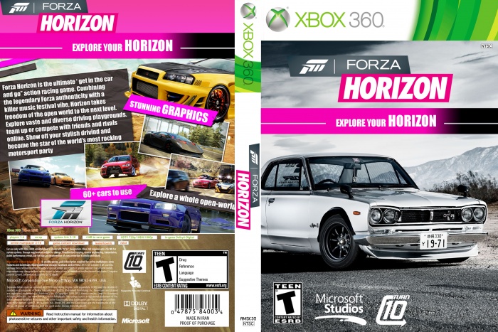 Forza Motorsport 4 Xbox 360 Box Art Cover by deiviuxs