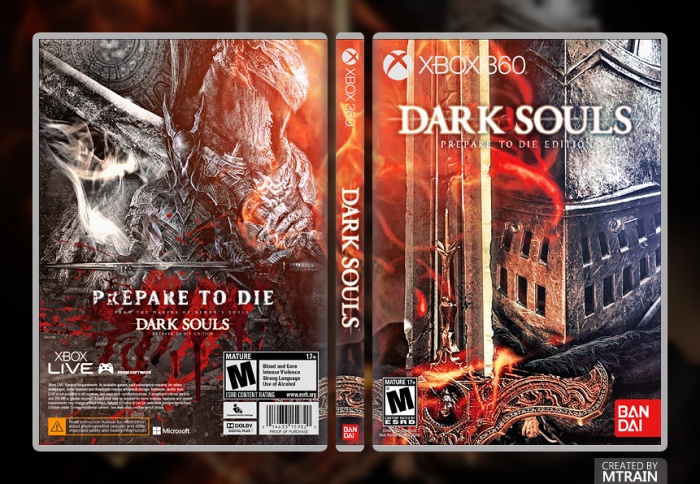 Masaccio Inferior Understanding Dark Souls Prepared To Die Edition Xbox 360 Box Art Cover by mtrain