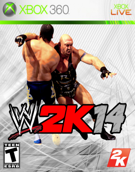 WWE 2K14 Xbox 360 Box Art Cover by RealMT
 Wwe 2k14 Cover Xbox 360