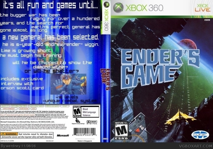Ender's Game box art cover