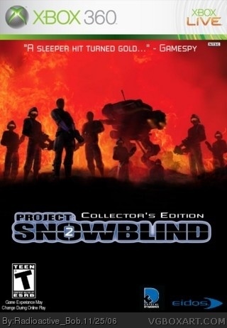 Project: Snowblind 2 box cover