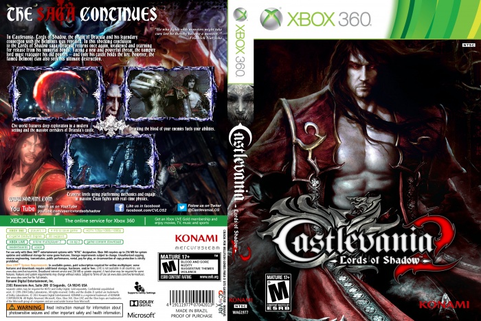 Castlevania Lords Of Shadow 2 Xbox One/360 Digital Online