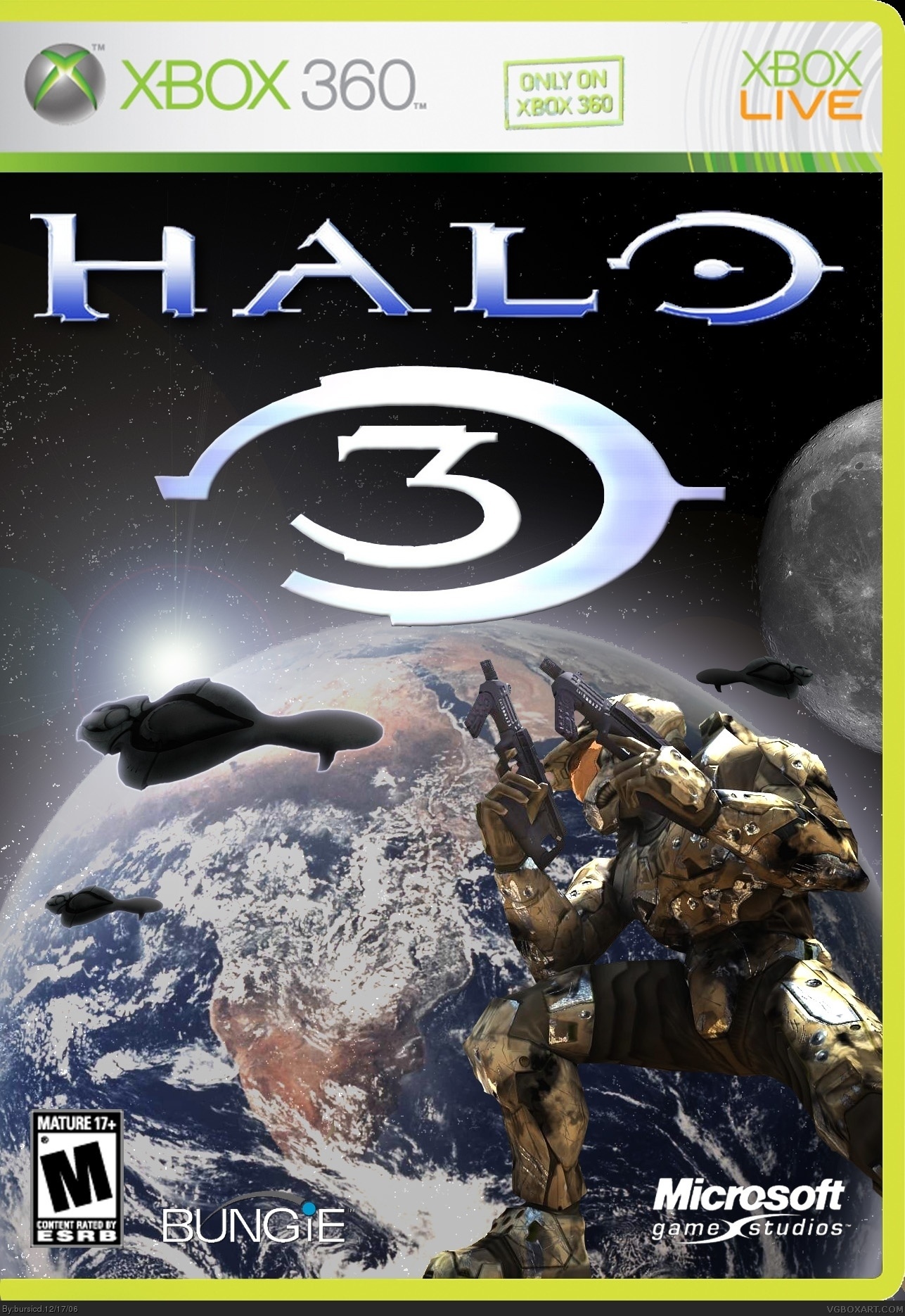 Viewing full size Halo 3 box cover