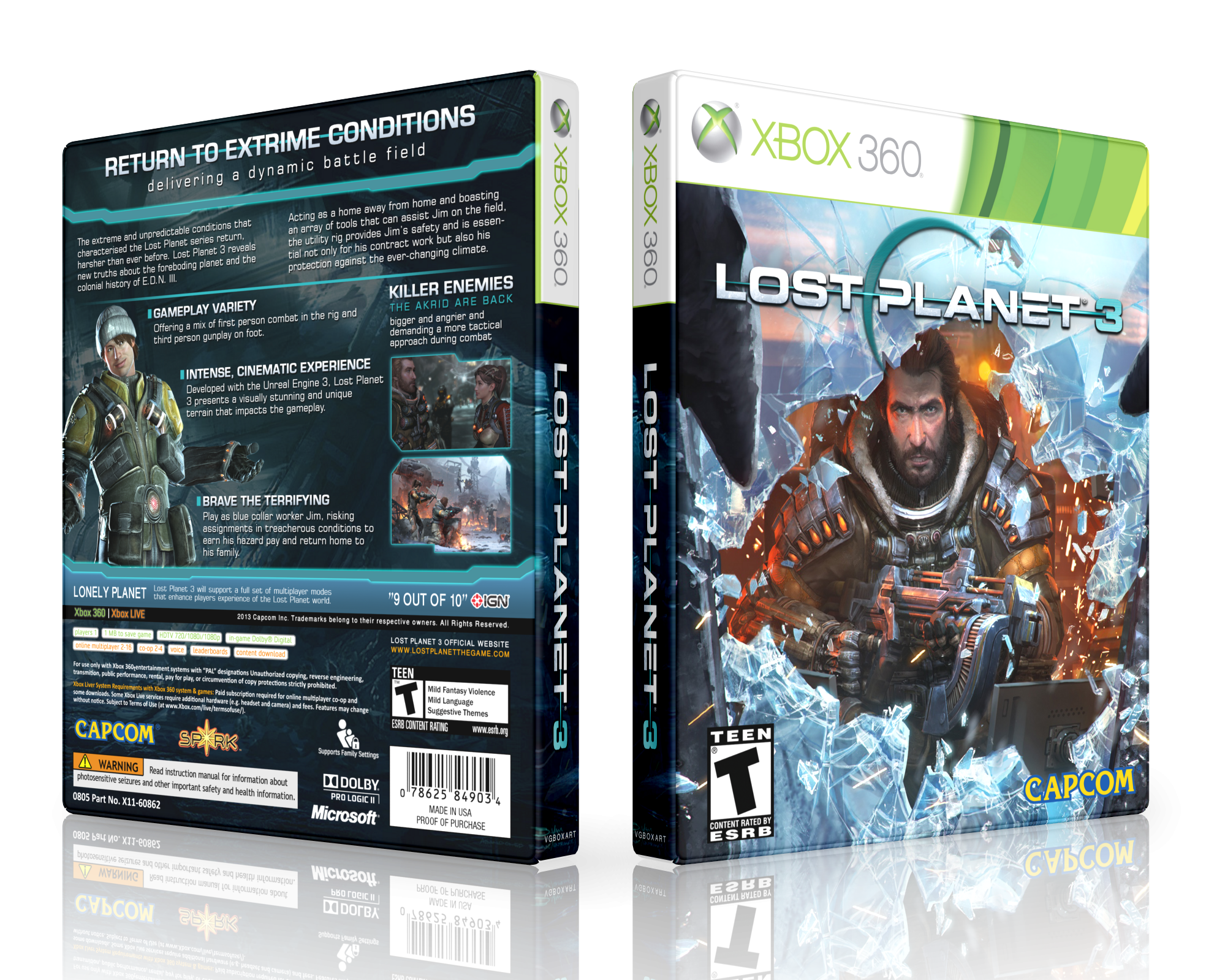 Jogos Xbox 360 transferência de Licença Mídia Digital - ASURAS + LOST  PLANET 3 + STREETS OF REAG COLEÇÃO