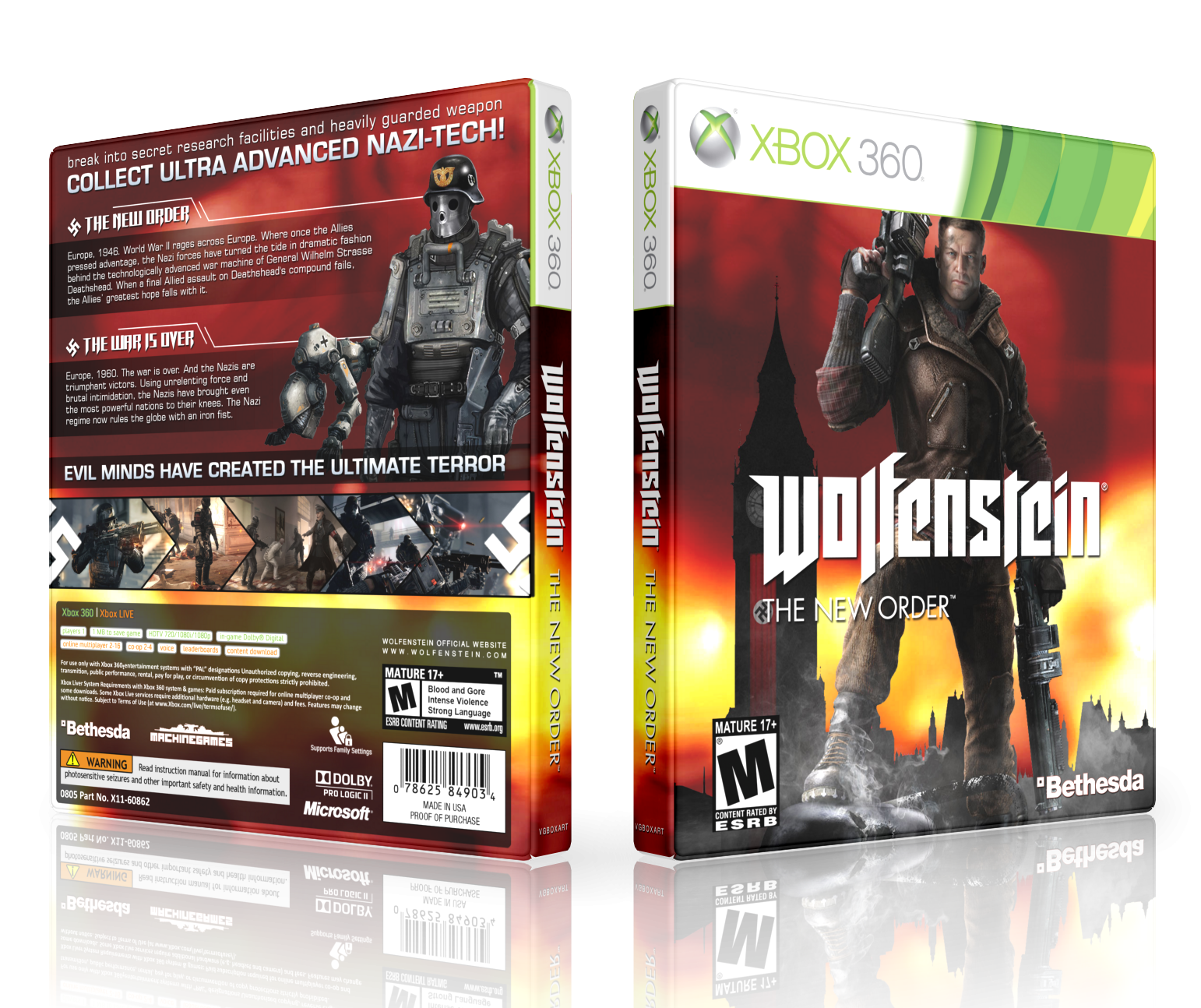 Xbox order. Wolfenstein the New order Xbox 360. Wolfenstein Xbox 360 обложка. Вольфенштайн на Икс бокс 360. Xbox 360 фульфинштейн.