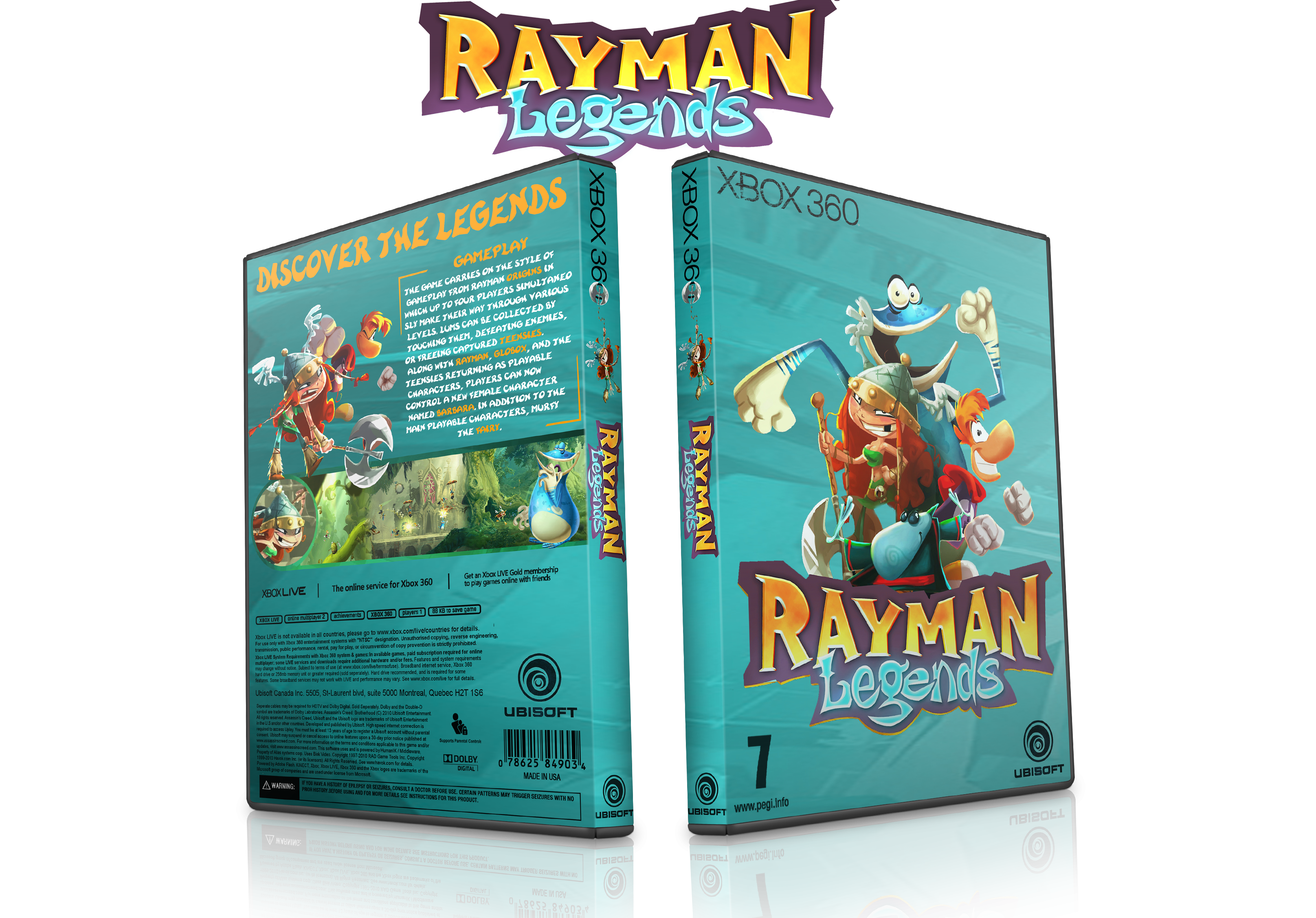 Rayman Legends box cover