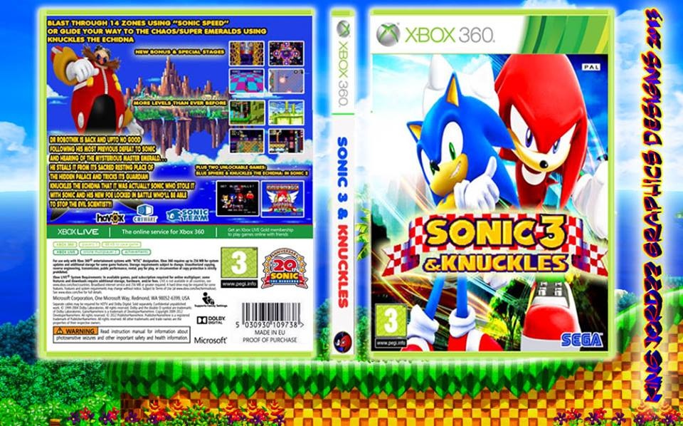 Sonic 3 & Knuckles box cover
