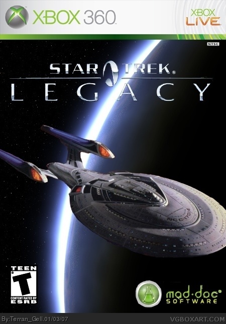 Star Trek Legacy Xbox 360 Box Art Cover by Terran Gell