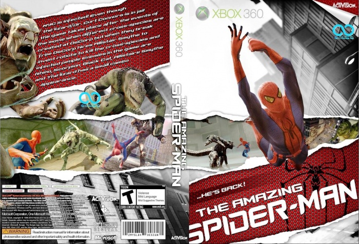 The Amazing Spider-Man 2 Xbox 360 Box Art Cover by Citrus