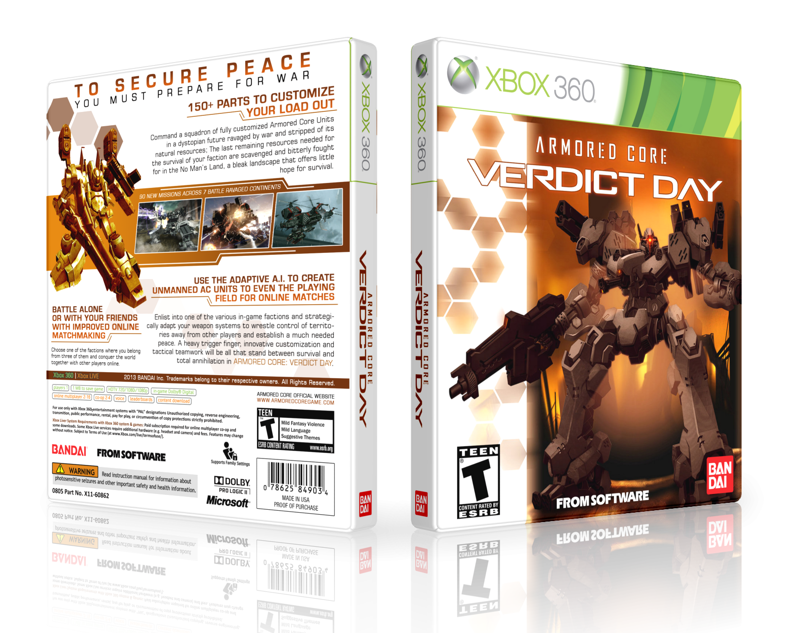 Armored Core: Verdict Day box cover