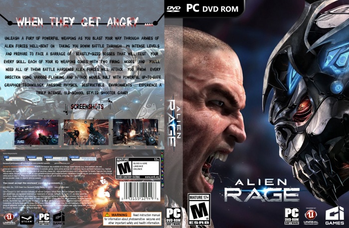Alien Rage box art cover