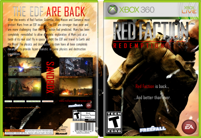 Red Faction: Redemption box art cover
