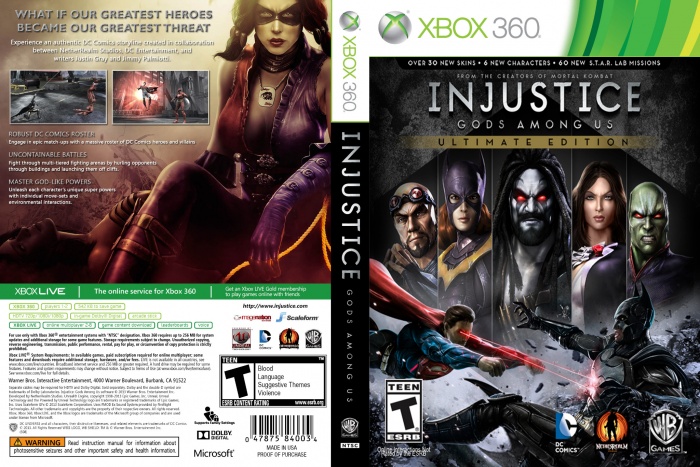 Injustice Gods Among Us Ultimate Edition - Xbox 360 / Xbox One