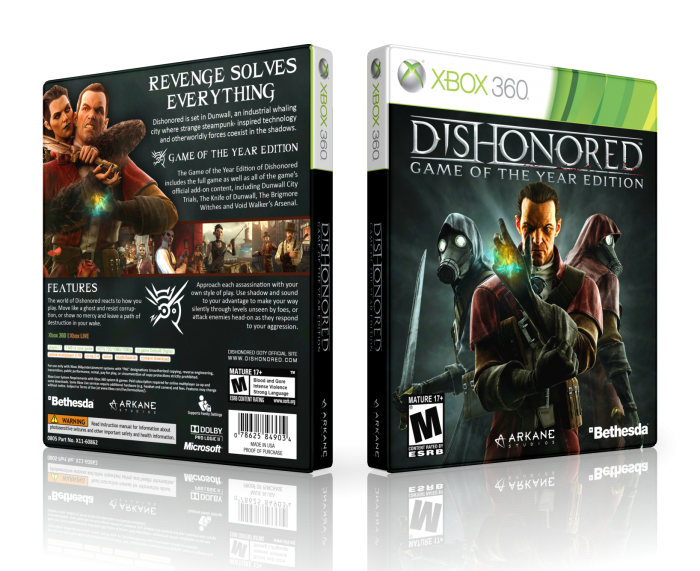 Xbox 360 дата выхода. Dishonored Xbox 360 обложка. Dishonored на Икс бокс 360. Xbox 360 Box Cover. Dishonored Xbox 360 накатка на диск.