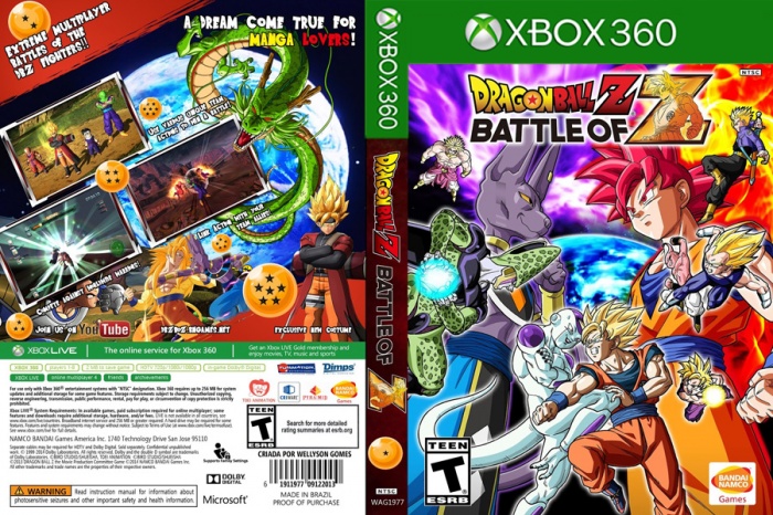 Dragon Ball Z: Battle of Z box art cover