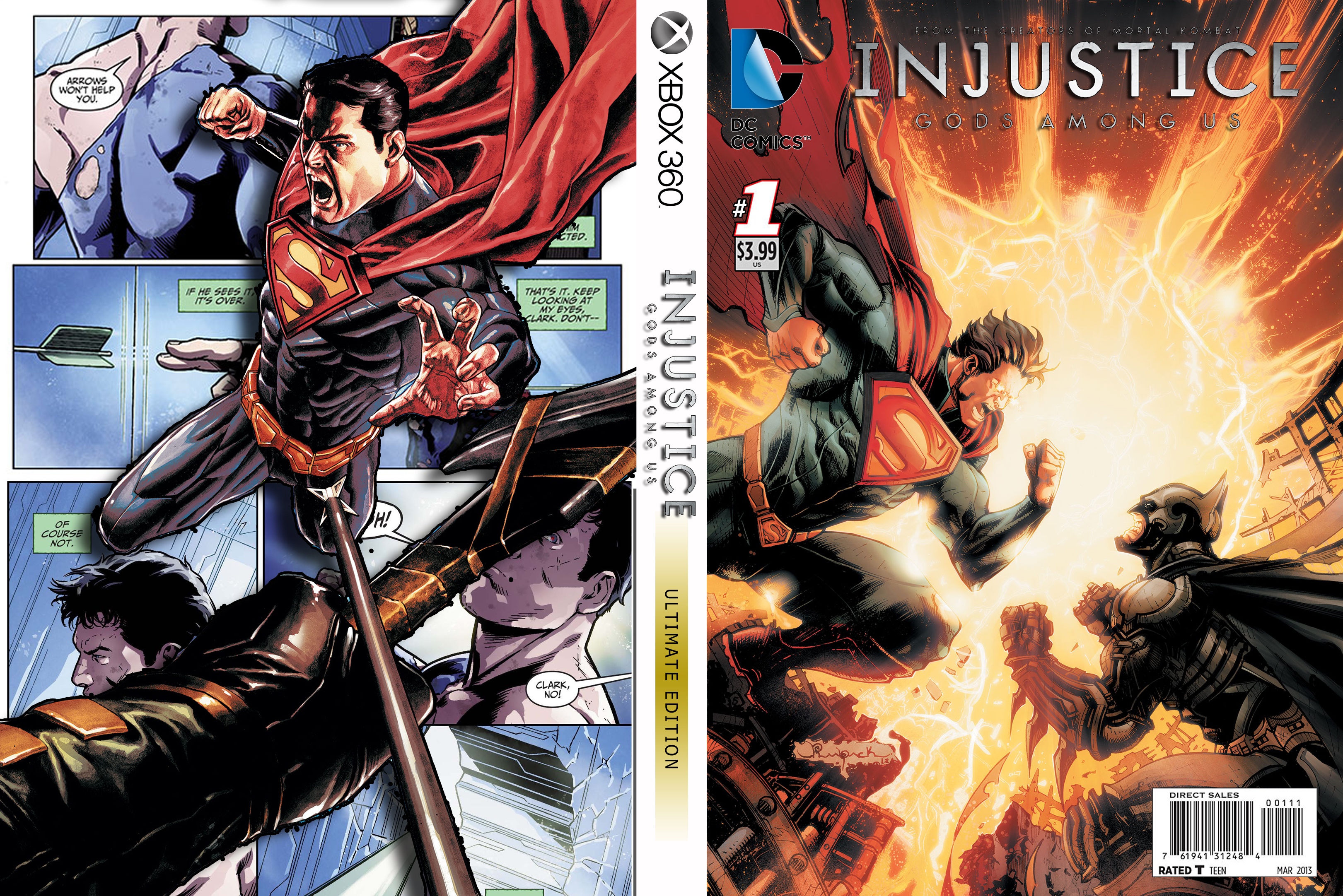 Injustice Gods Among Us: Ultimate Edition box cover