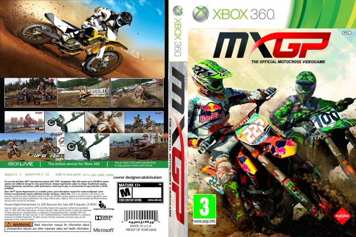 MXGP - The Official Motocross Videogame box art cover