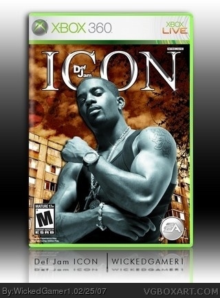 Def Jam ICON Xbox 360 Box Art Cover by WickedGamer1