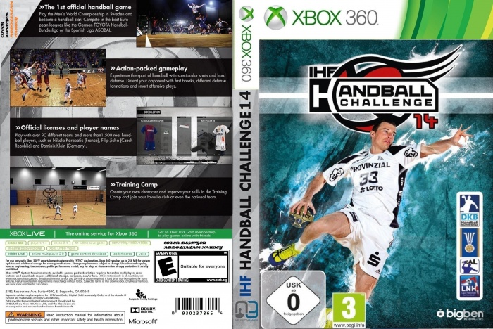 IHF Handball Challenge 14 box art cover