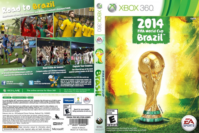 FIFA WORLD CUP BRASIL 2014 - TESTANDO A DEMO (XBOX 360) 