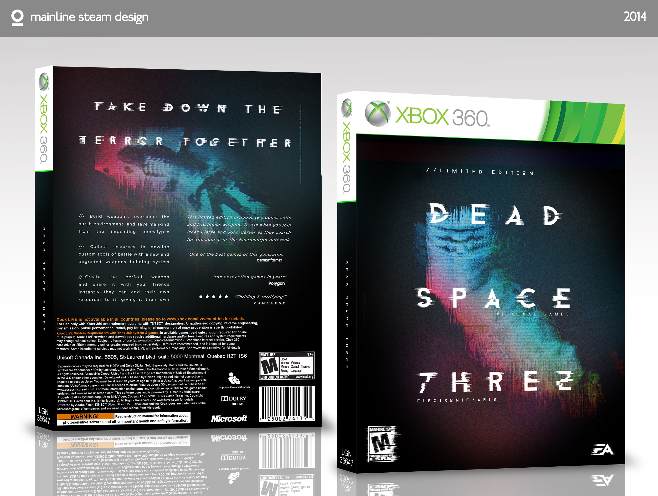 dead space 3 limited edition ps3 codes