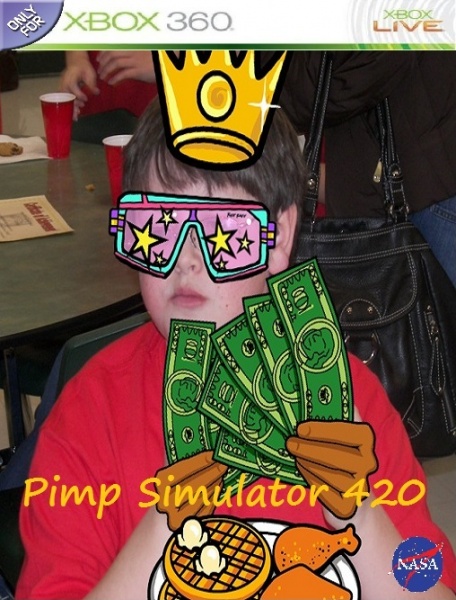 Pimp Simulator 420 box cover