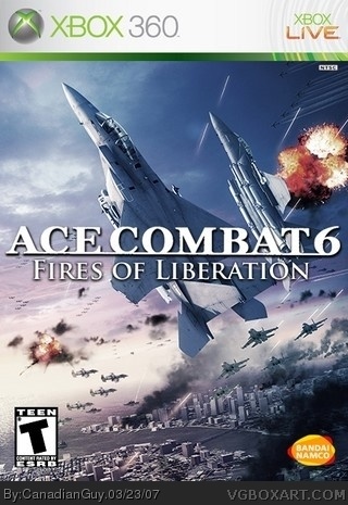 Ace Combat 6: Fires of Liberation Xbox 360 Box Art Cover by