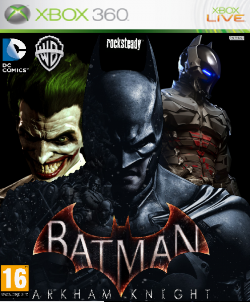 Batman Arkham Knight Xbox 360 Box Art Cover by ajshort