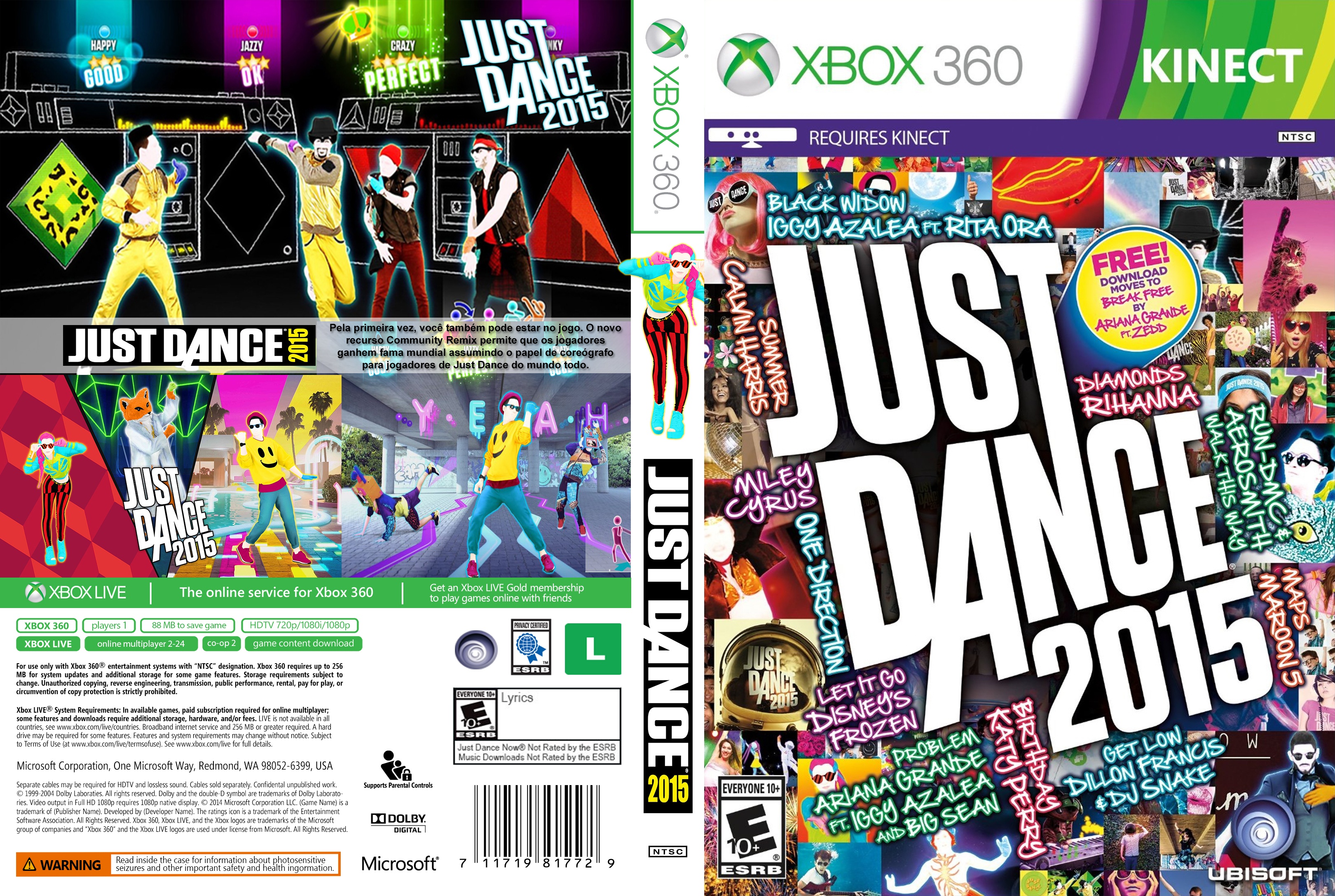Just Dance 2015 box cover