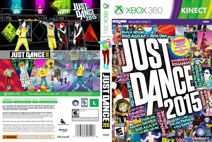 Just Dance 2015 box art cover