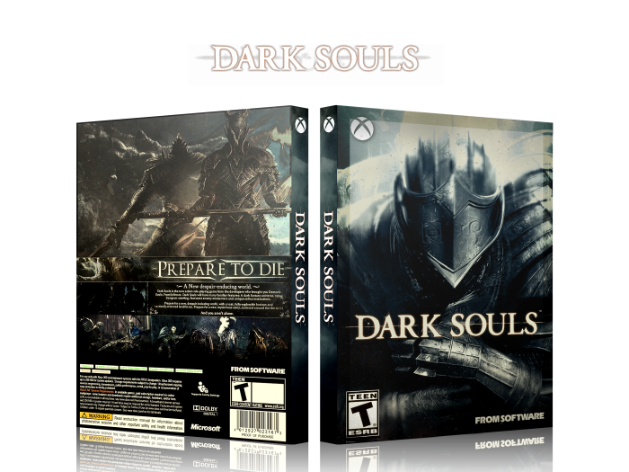 Dark Souls Xbox 360 Box Art Cover by AB501UT3 Z3R0