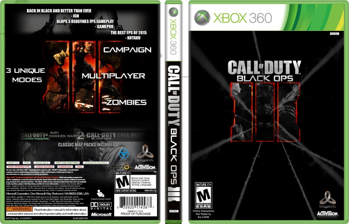 CALL OF DUTY BLACK OPS 3 – XBOX 360 RGH (USA)
