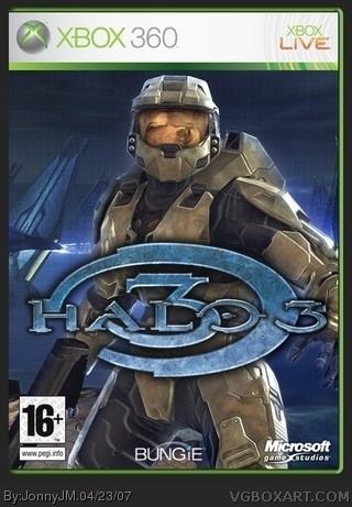 Halo 3 Xbox 360 Box Art Cover by JonnyJM