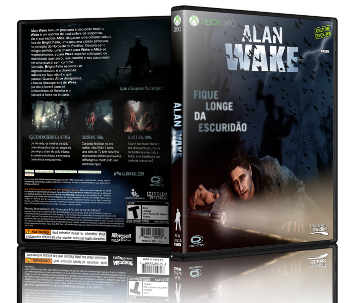 Alan Wake box art cover