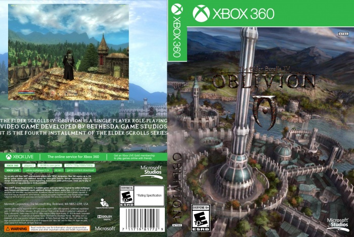 The Elder Scrolls IV: Oblivion box art cover