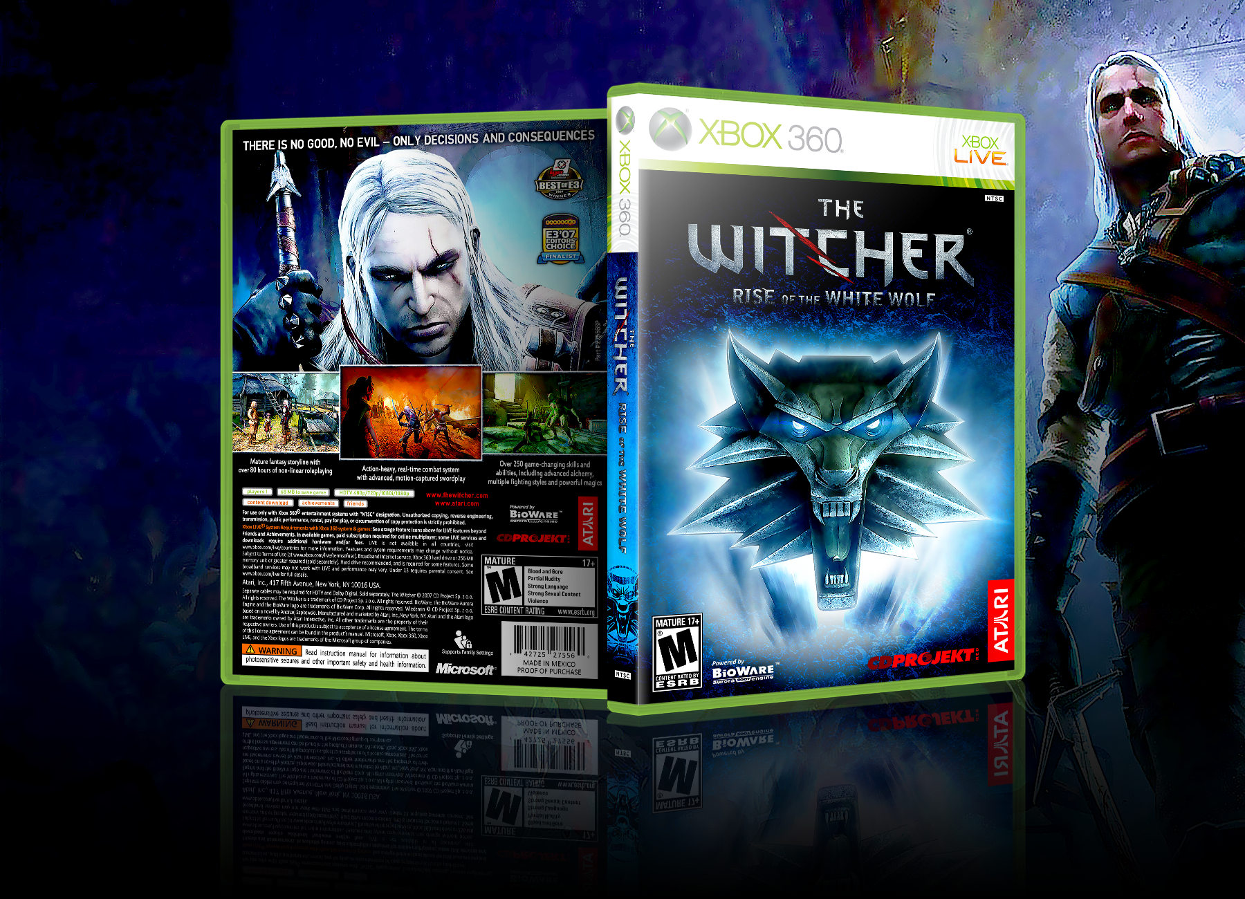 The Witcher: Rise of the White Wolf box cover
