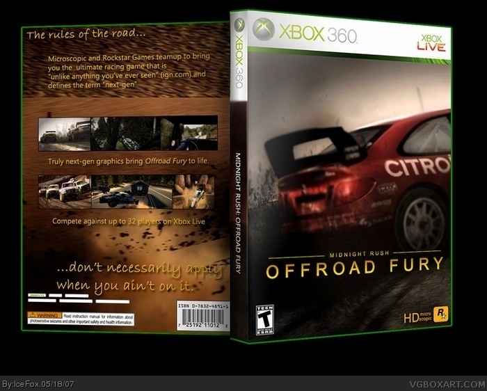 Offroad Fury box art cover