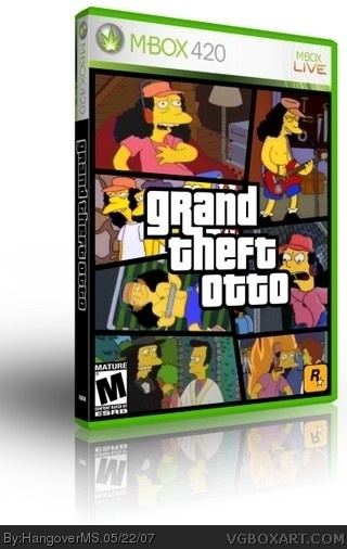 Grand Theft Otto box cover