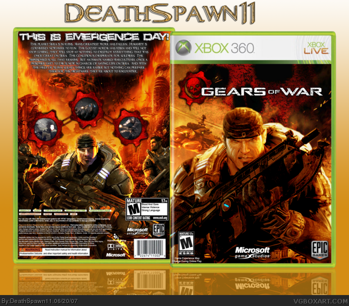 Gears of War box art cover