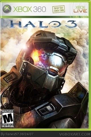 Halo 3 Xbox 360 Box Art Cover by llanes57