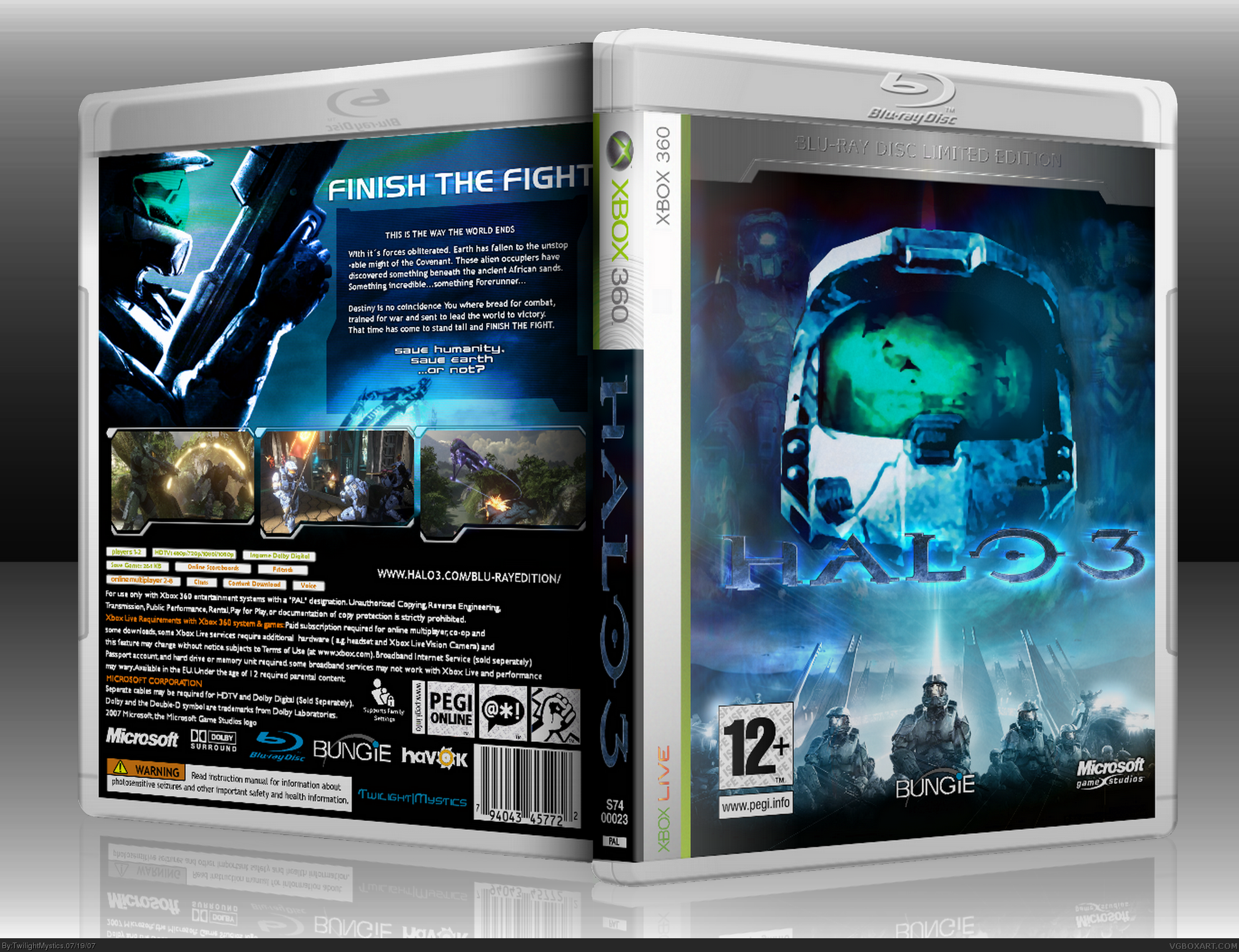 Halo 3  (Blu-ray Limited Edition) box cover