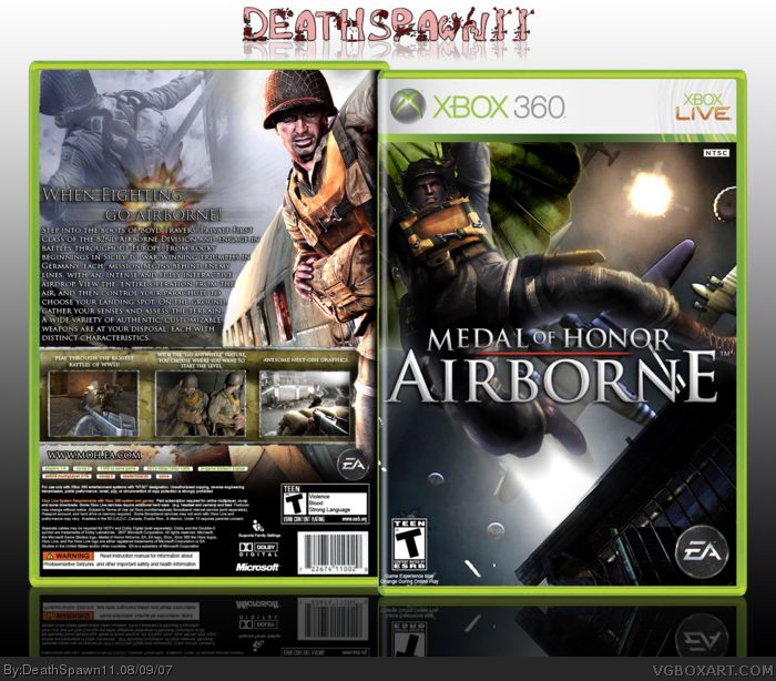 Medal of Honor Airborne (Medalha de Honra) Xbox 360 Original