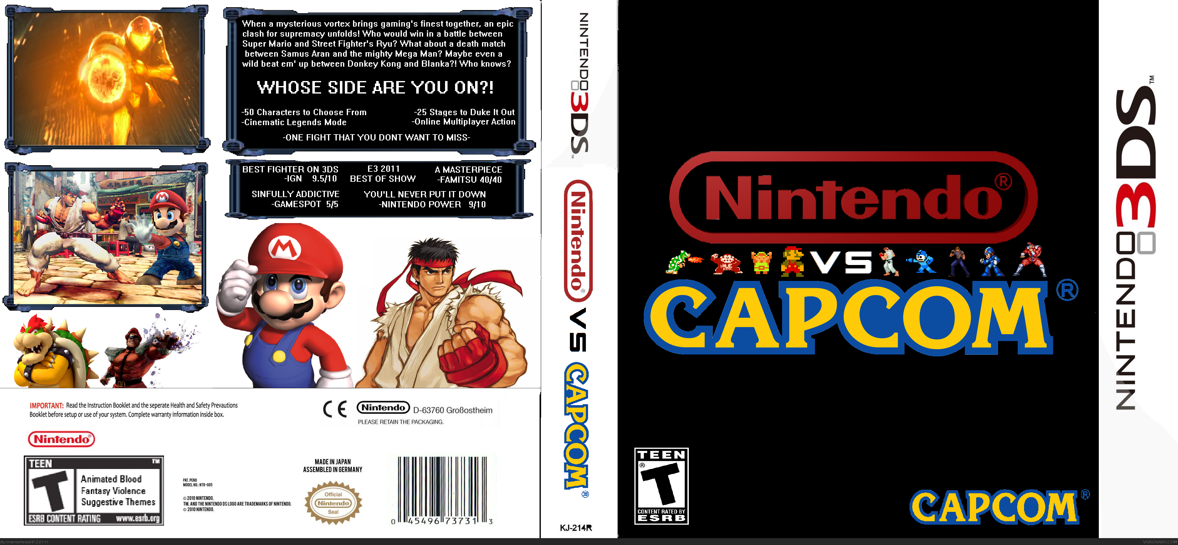 Nintendo vs. Capcom box cover