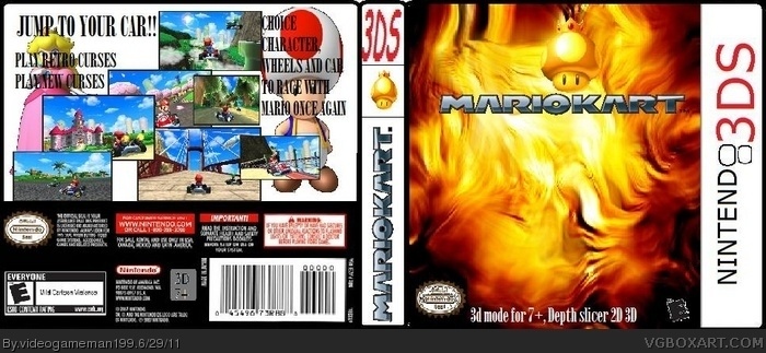 Mario Kart box art cover