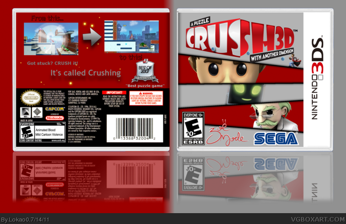 Crush 3D box art cover