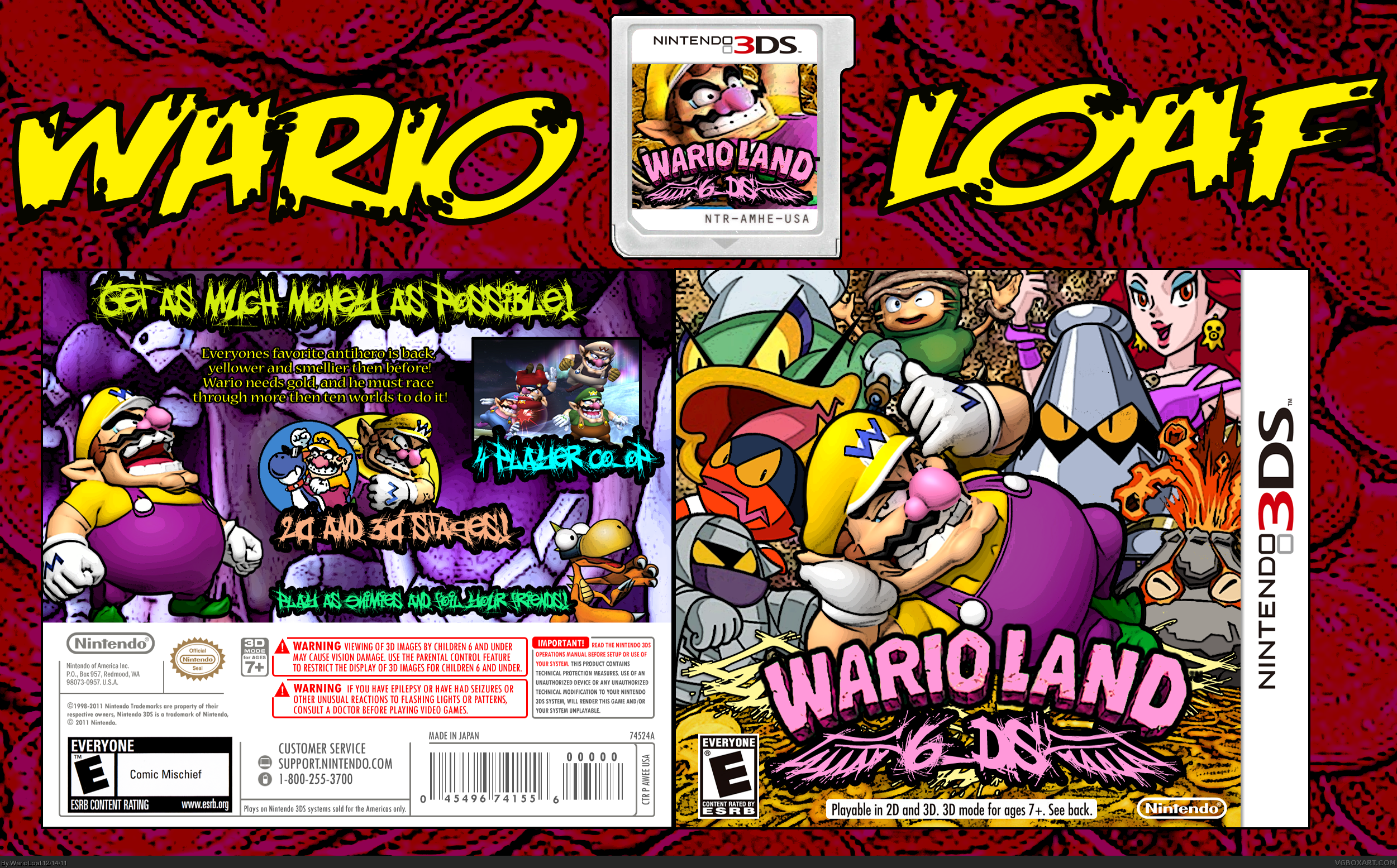 Wario Land: 6-DS box cover