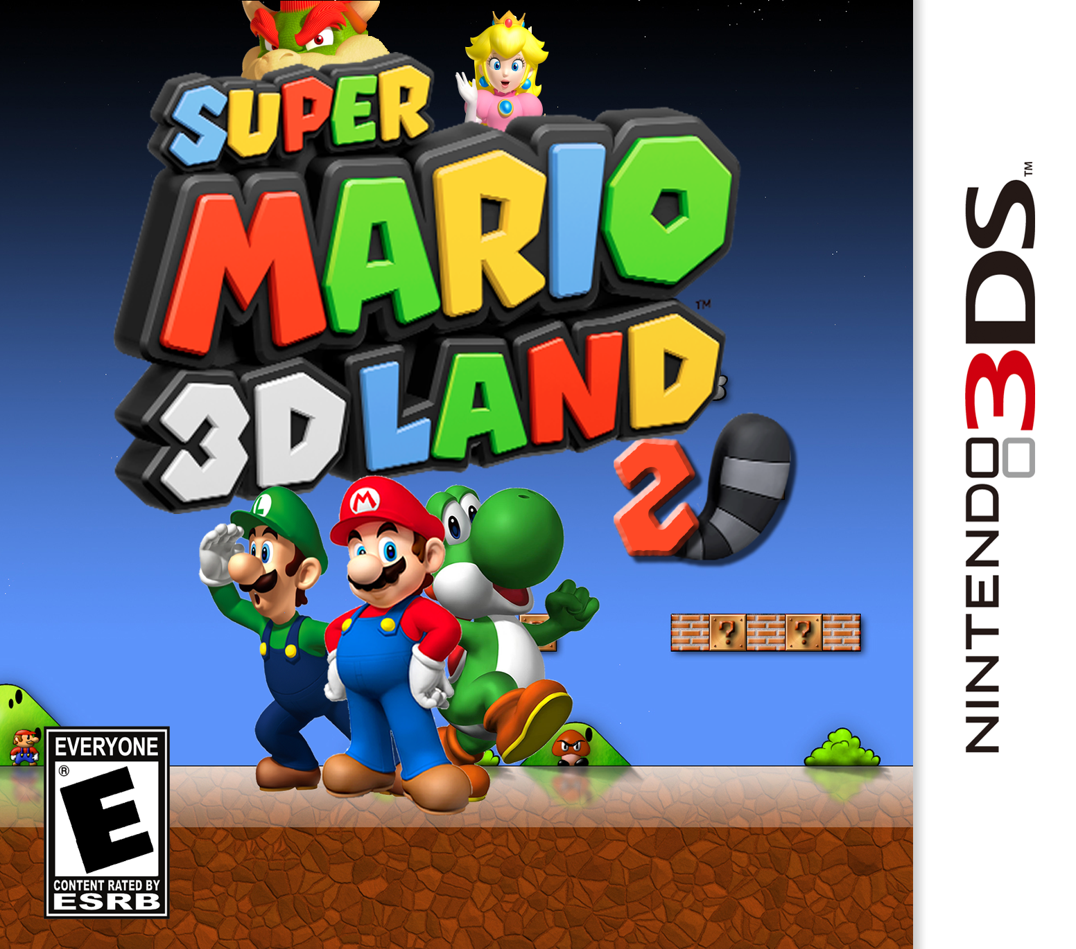 super mario land 3d graphics mod