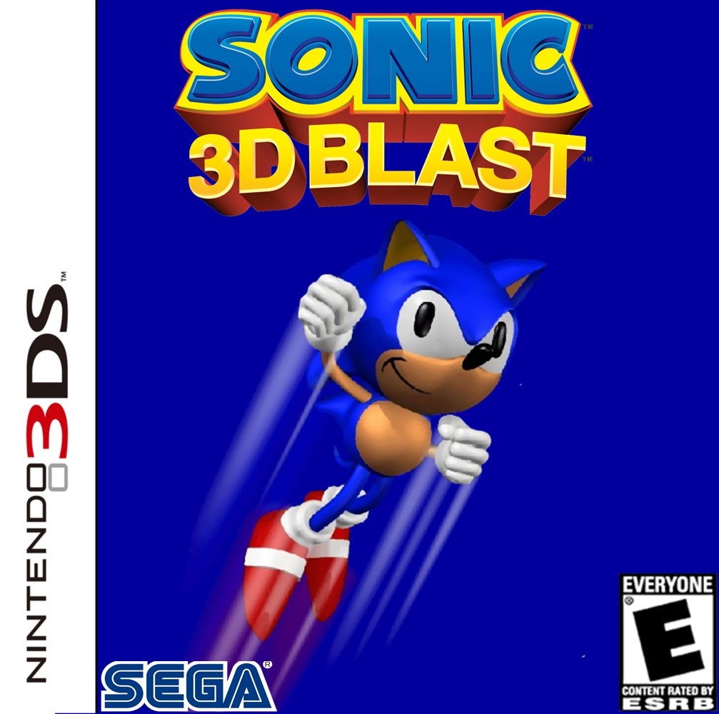 Sonic 3D Blast box cover