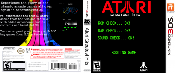 Atari: Greatest Hits box art cover