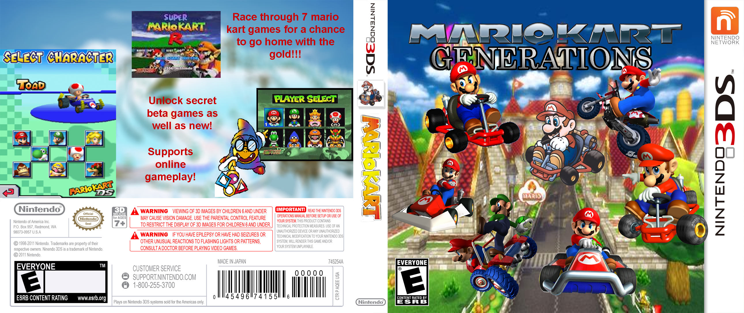Mario Kart Generations box cover